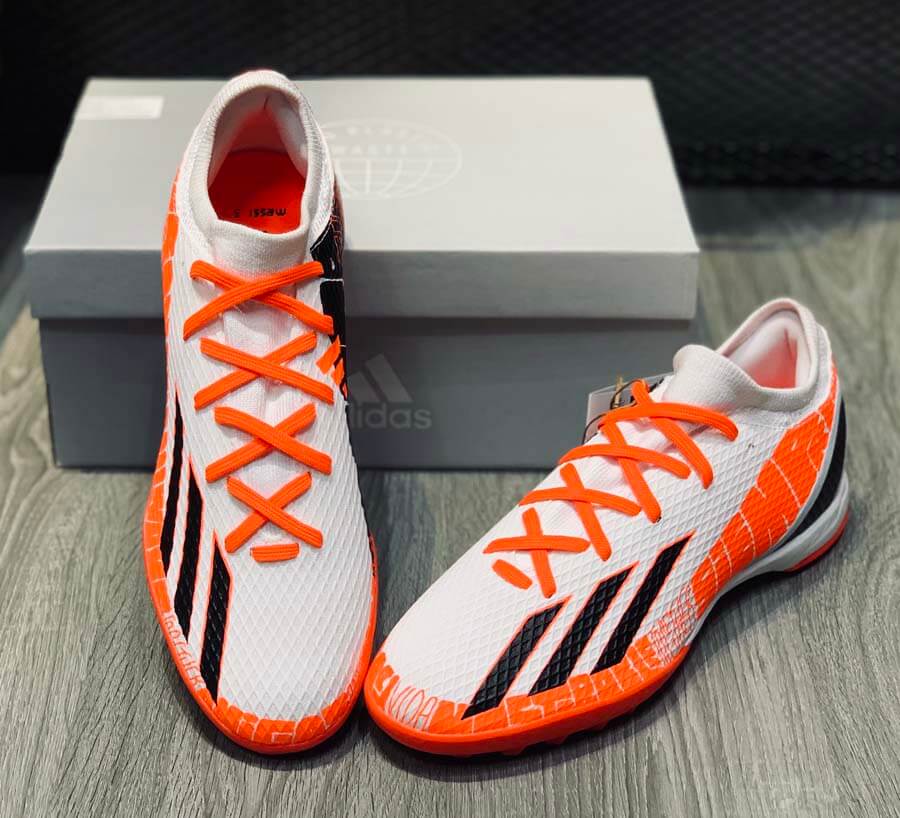 adidas X Speedportal Messi 3. TF Balon te Adoro - GW8395 - Trắng/Cam